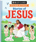 Brain Games - Sticker Activity Brain Games - Sticker Activity: Stories of Jesus (for Kids Ages 3-6), (Spiral-Bound)