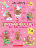 Capybara Cuties: Cozy Coloring Book, 96 pages (Paperback)