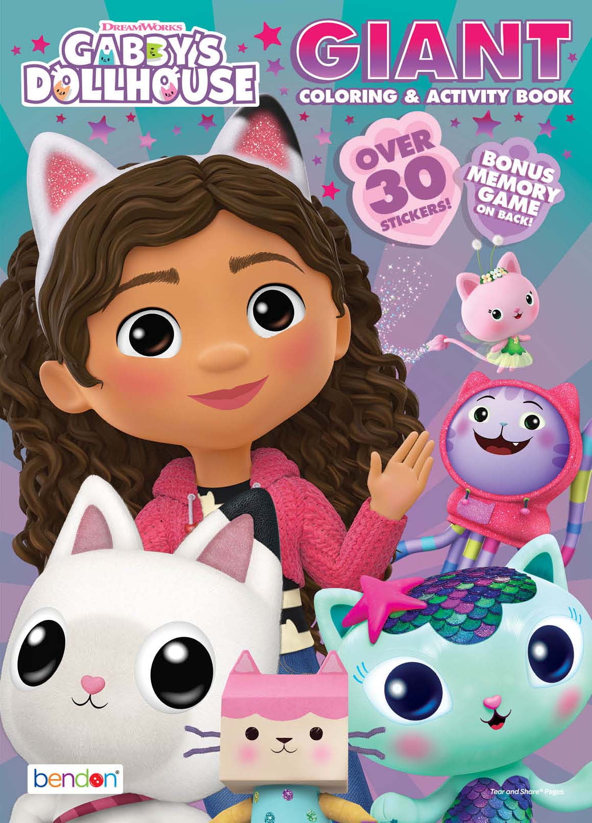 Dreamworks Gabby's Dollhouse 192 Page Coloring Book, Paperback