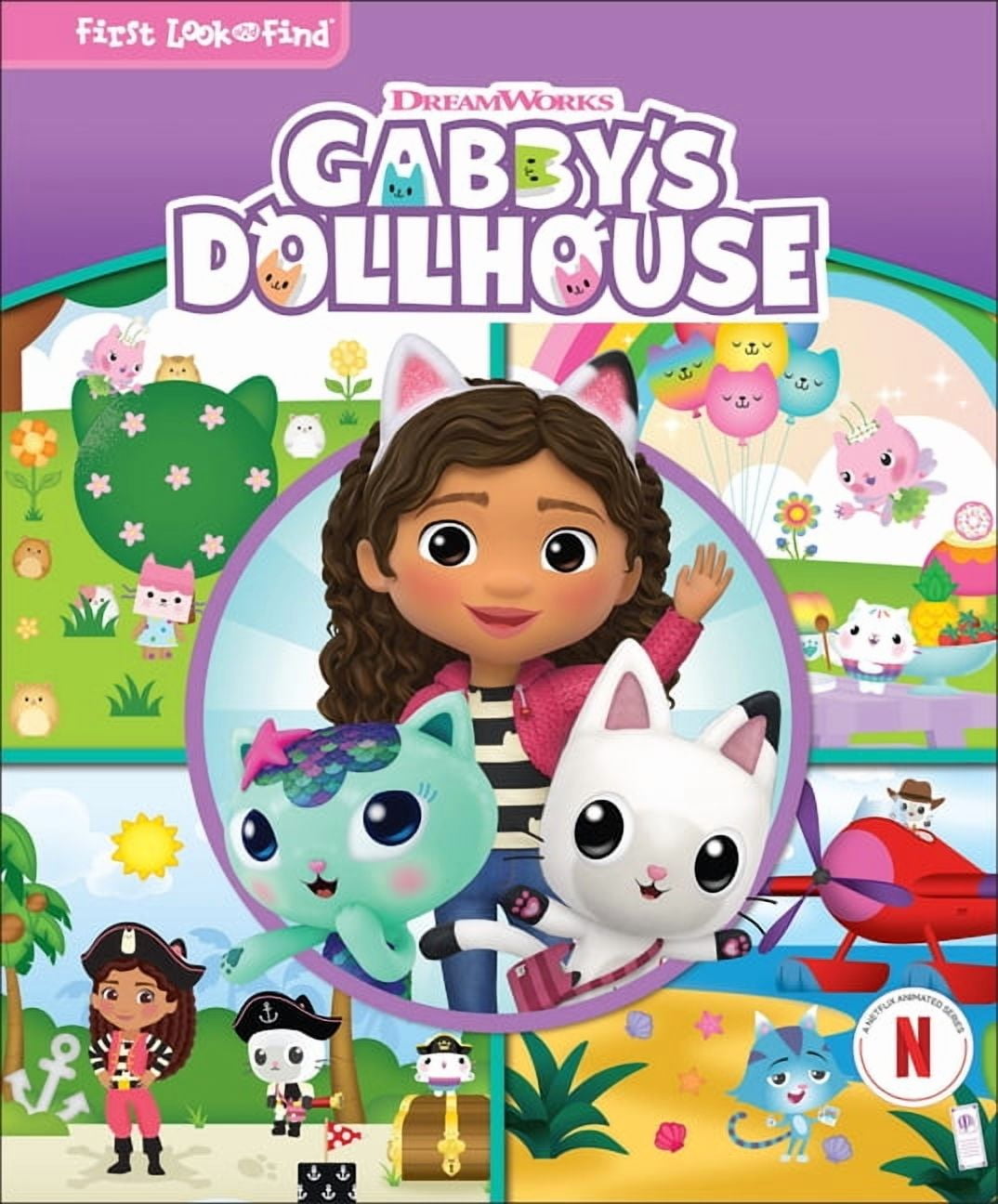 First Look and Find Series #3 DreamWorks Gabby's Dollhouse: First Look and Find, (Hardcover)