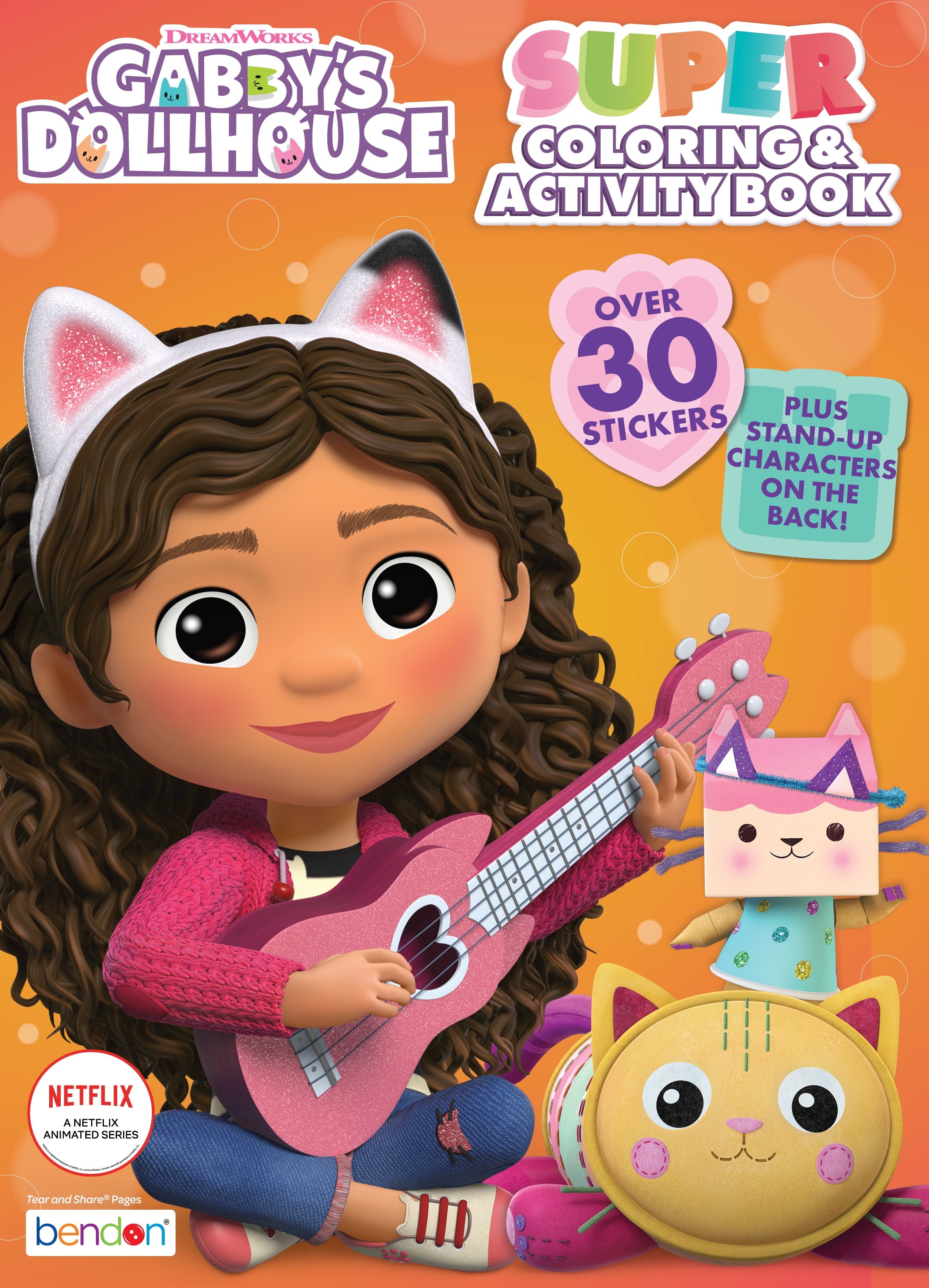 Gabby's Dollhouse 144 Page Super Coloring and Activity Book, Paperback