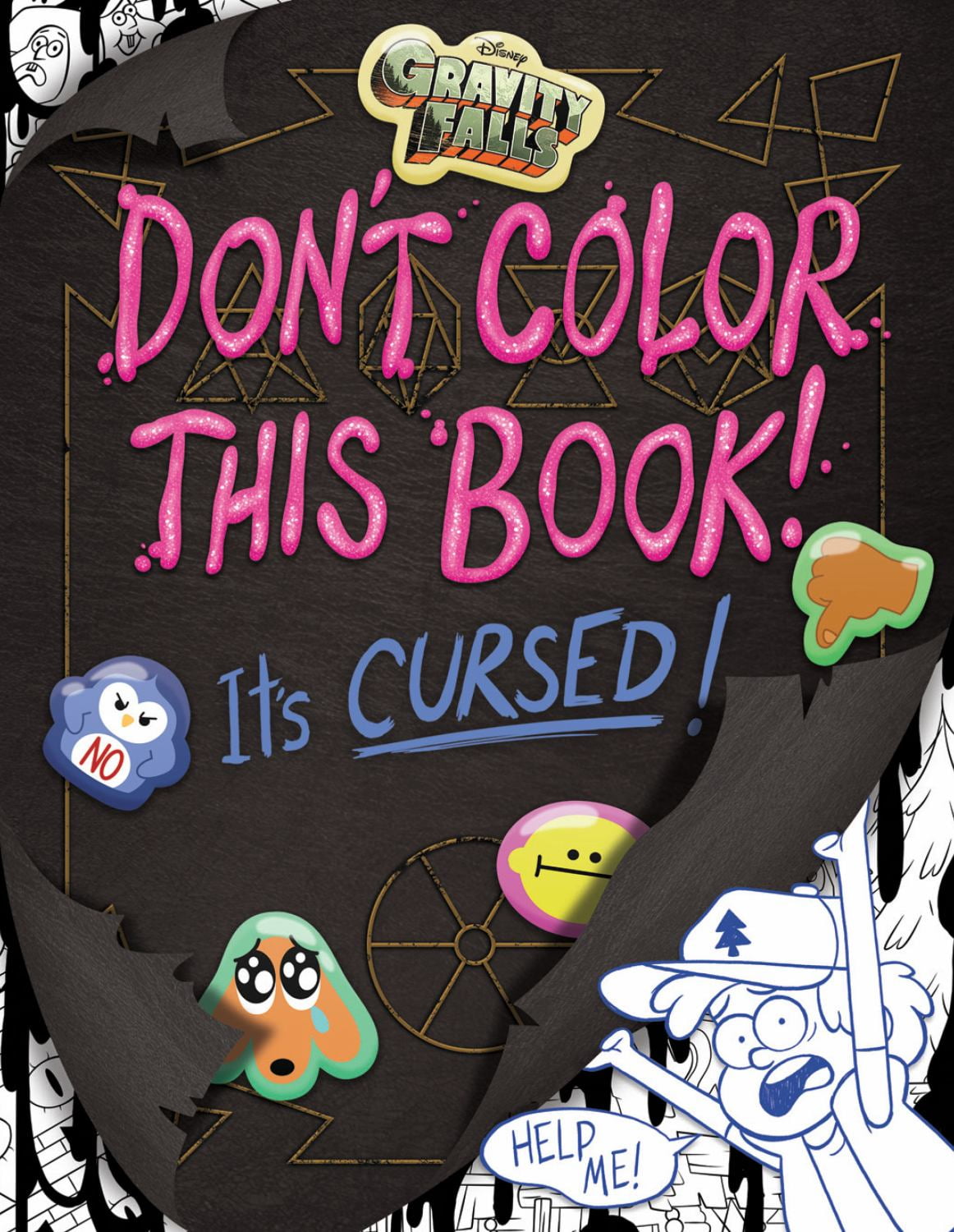 Gravity Falls: Don't Color This Book!: It's Cursed! (Paperback)