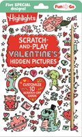 Scratch-And-Play Valentine's Hidden Pictures: Interactive Valentines Day Fun with Scratch-Off Designs, Hidden Pictures Puzzles and Cards for Kids to Create, Share and Enjoy (Paperback)