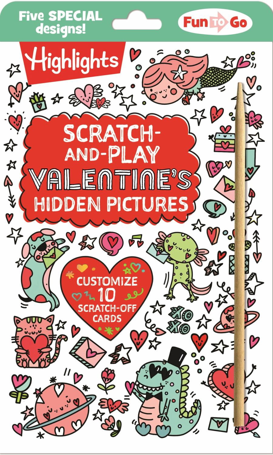 Scratch-And-Play Valentine's Hidden Pictures: Interactive Valentines Day Fun with Scratch-Off Designs, Hidden Pictures Puzzles and Cards for Kids to Create, Share and Enjoy (Paperback)