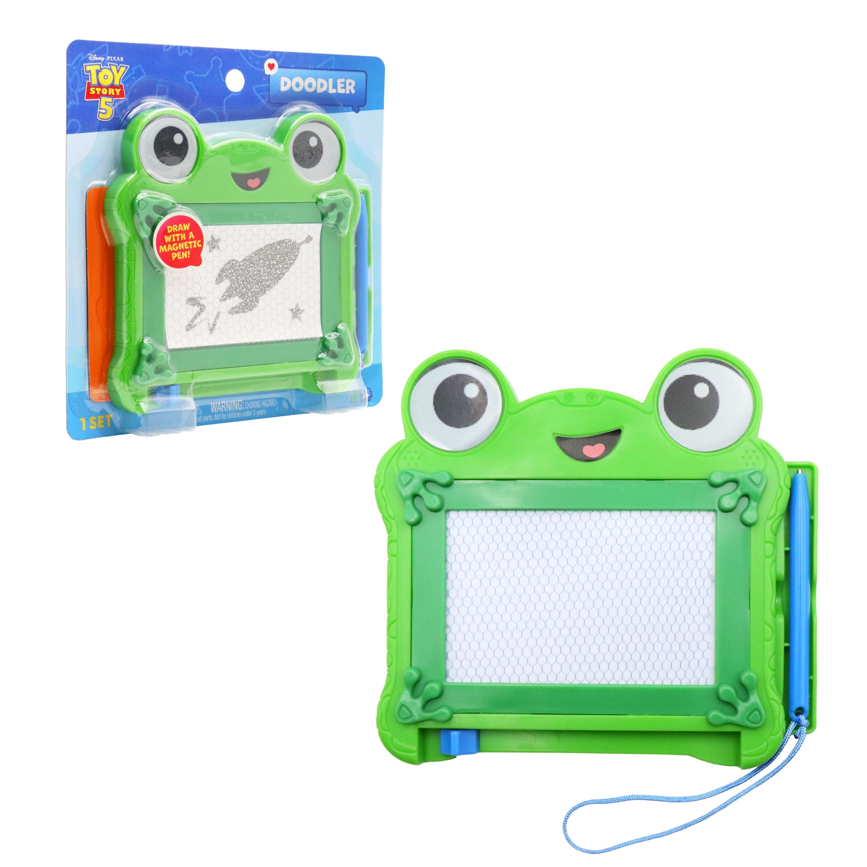 Disney and Pixar Toy Story 5 Lilypad Doodler Magnetic Drawing Tablet, Mess-Free Drawing Board with Stylus, Erase Screen, Kids Travel Activity Ages 3+