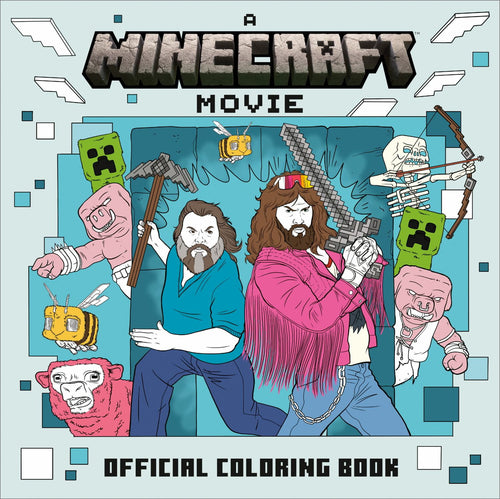 A Minecraft Movie Official Coloring Book, 80 pages (Paperback)
