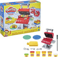 Play-Doh Kitchen Creations Grill 'n Stamp Playset for Kids 3 Years and Up with 6 Non-Toxic Modeling Compound Colors and 7 Barbecue Toy Accessories