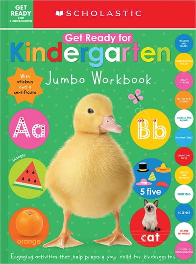 Get Ready for Kindergarten Jumbo Workbook: Scholastic Early Learners (Jumbo Workbook) (Paperback)