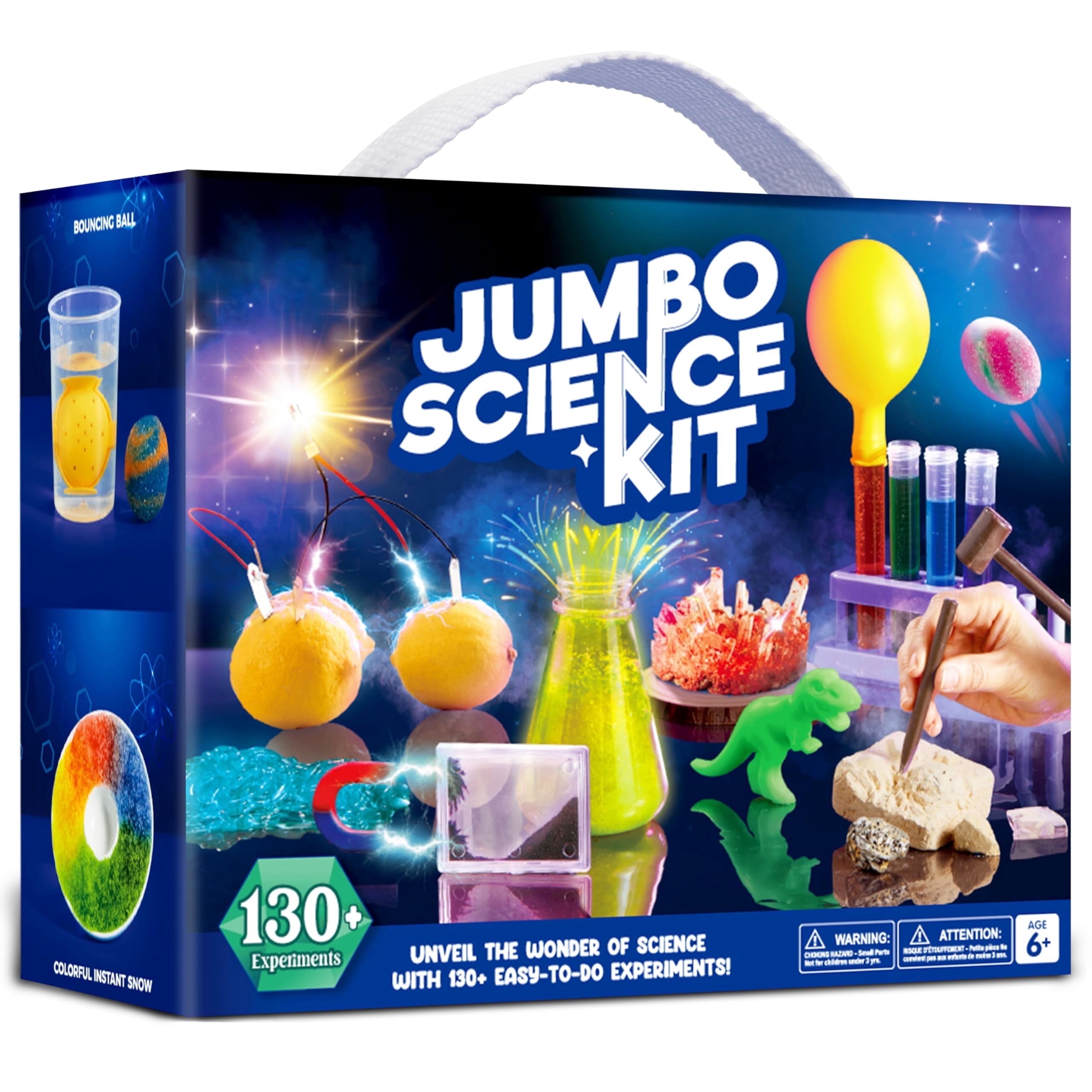 Joyfy 130+ Jumbo Science Kits for Kids Stem Project Educational Toys Gifts for Boys Girls Age 8-12