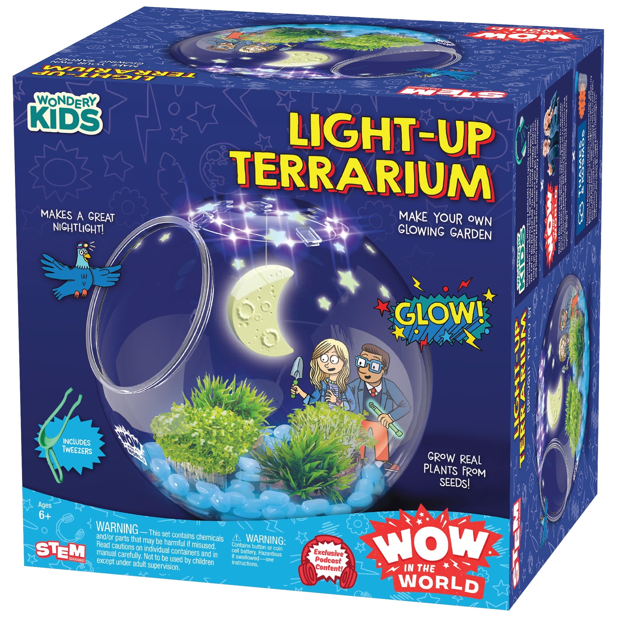 Thames & Kosmos: Wow in The World Light-Up Terrarium for Preschool Science Models & Kits, Children 4+